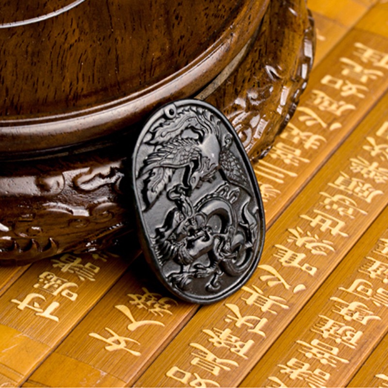 墨玉龙凤吉祥,墨玉,药王石等吊坠定制加工,南阳一心玉器有限公司 248.jpeg