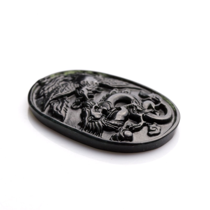 墨玉龙凤吉祥,墨玉,药王石等吊坠定制加工,南阳一心玉器有限公司 244.jpeg