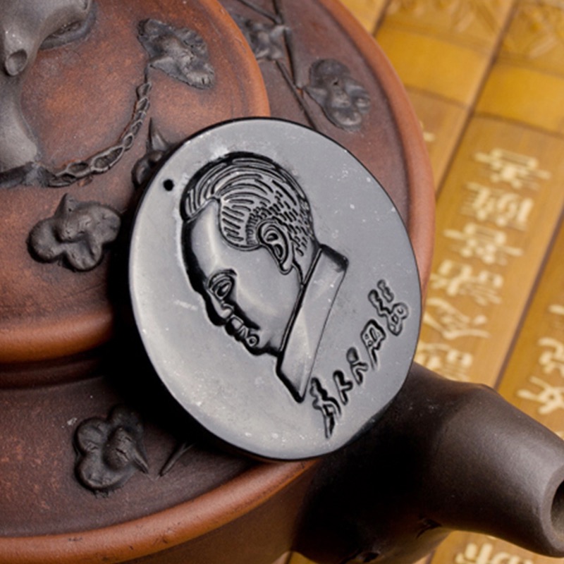 定制加工墨玉毛主席吊坠,墨玉石吊坠,药王石吊坠,蛇纹石玉吊坠,南阳一心玉器有限公司 254.jpeg