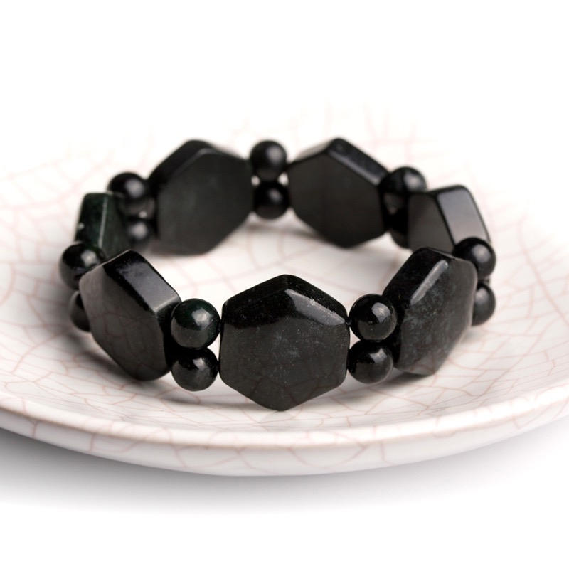 墨玉手串佩珠手链,六角片手串佩珠手链,陨石,蛇纹石玉,定制加工 87.jpeg