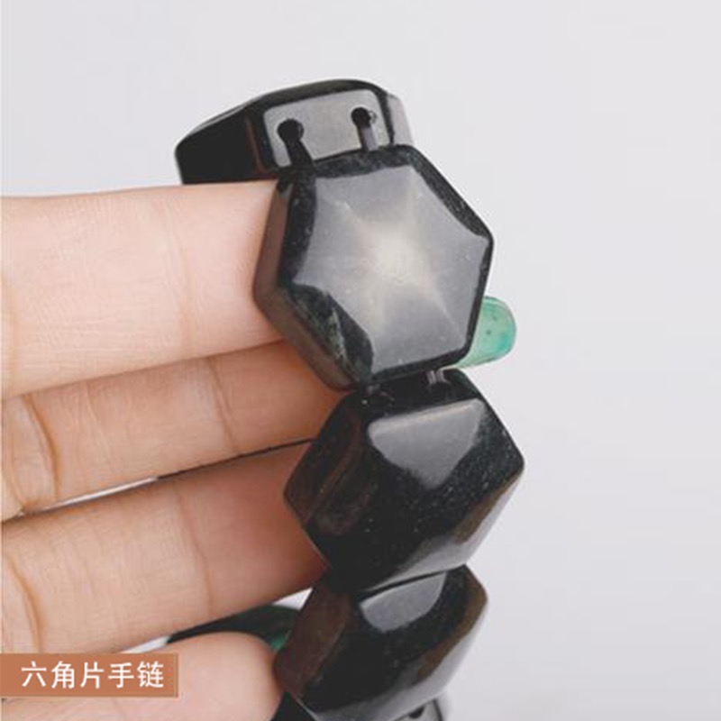 墨玉手串佩珠手链,六角片手串佩珠手链,陨石,蛇纹石玉,定制加工 95.jpeg