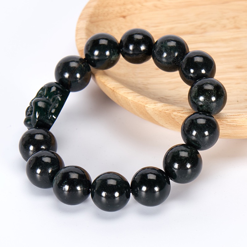 墨玉佛头手串,陨石,蛇纹石玉,定制加工,南阳一心玉器有限公司 66.jpeg