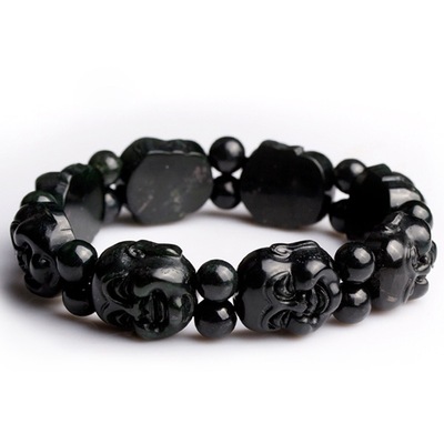 墨玉佛头手串：独特魅力的珍宝之选