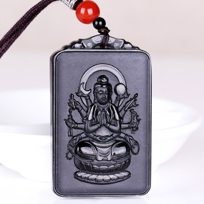 定制加工墨玉八大守护神吊坠等多样玉石吊坠，南阳一心玉器有限公司